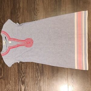 ❤️ NWT! VINEYARD VINES LINEN COTTON ISLAND EMBROIDERED TUNIC DRESS, 0